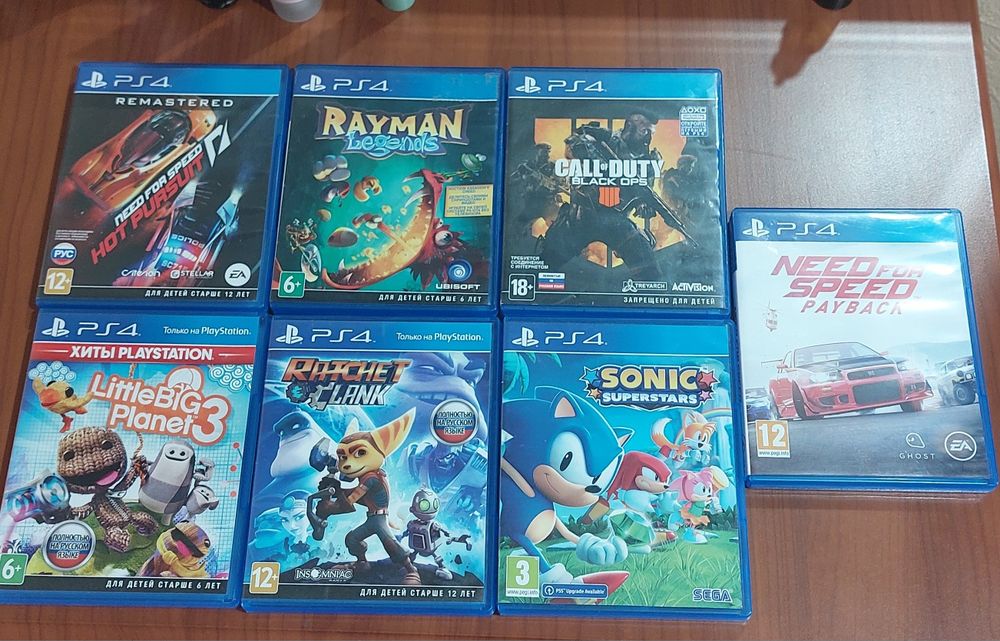 Продам диски для PS4