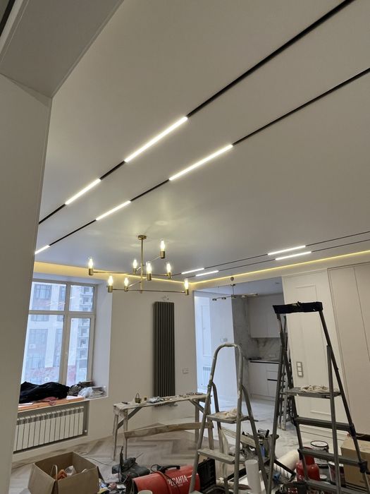 Натяжные потолки от 1500тг