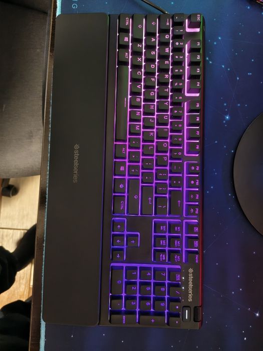 Tastatura Gaming STEELSERIES Apex 3, Whisper-Quiet Switch, USB, negru