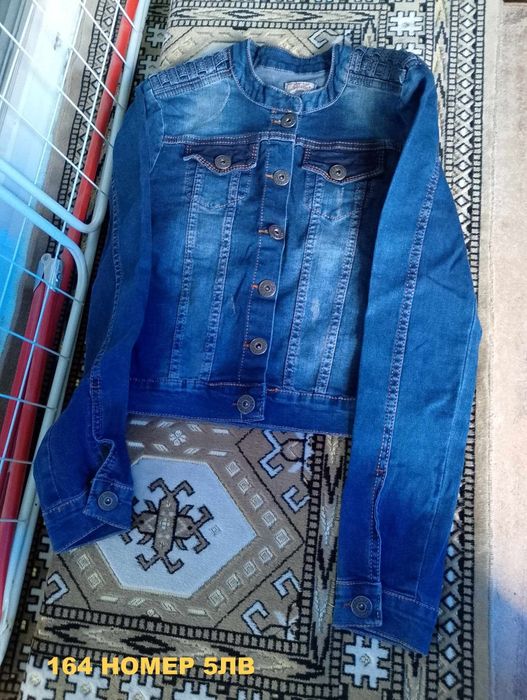 Дрехи за момиче якета рокли сака гащеризон 164 размер