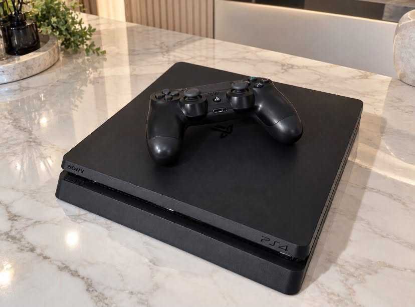 PlayStation 4 Slim 500GB + Controller Original + HDMI + Alimentare