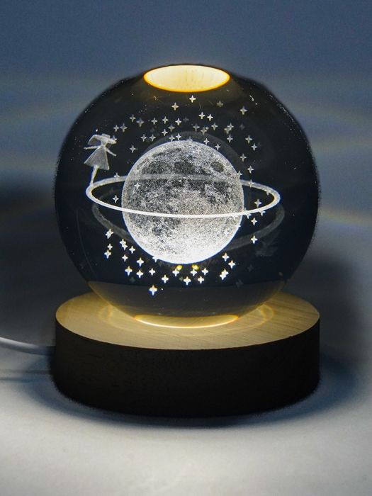 3д планета ночник