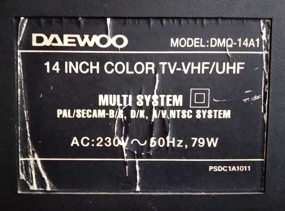 Телевизор Daewoo DMQ-14A1 б/у
