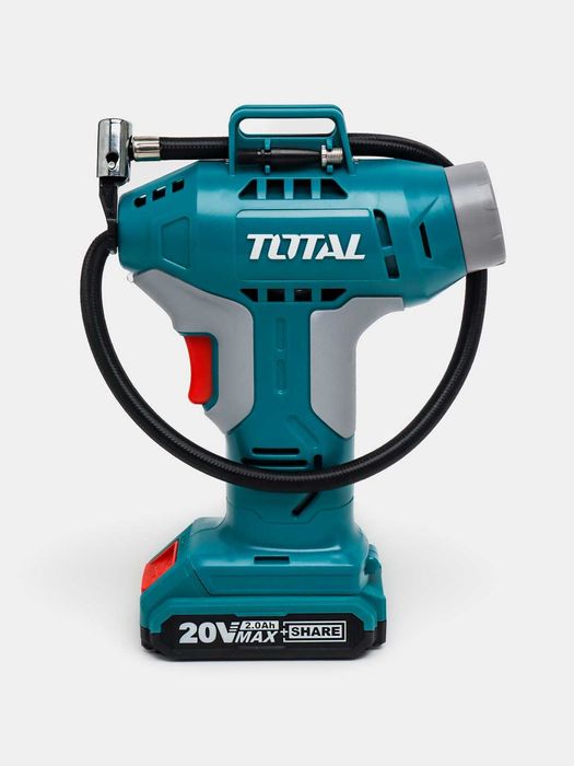 Литий-ионный автоматический воздушный компрессор TOTAL TACLI20011