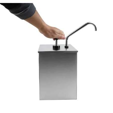 Reducere Aparat manual dispencer sos dozator 4L -Transport Gratuit