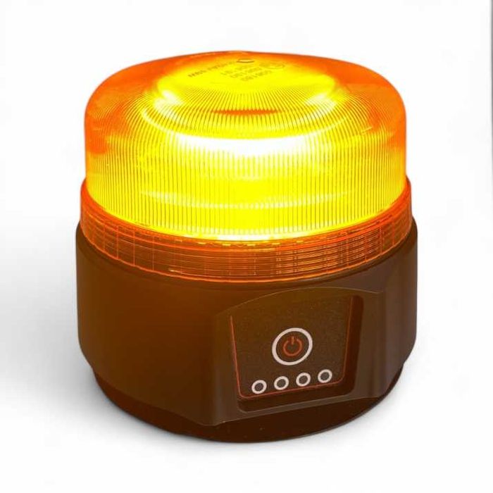 Мощен авариен буркан - акумулаторен с дистанционно и USB зареждане