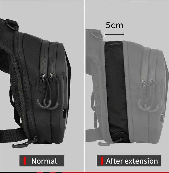 Geantă de picior/umar moto Motowolf, extensibilă, hardshell