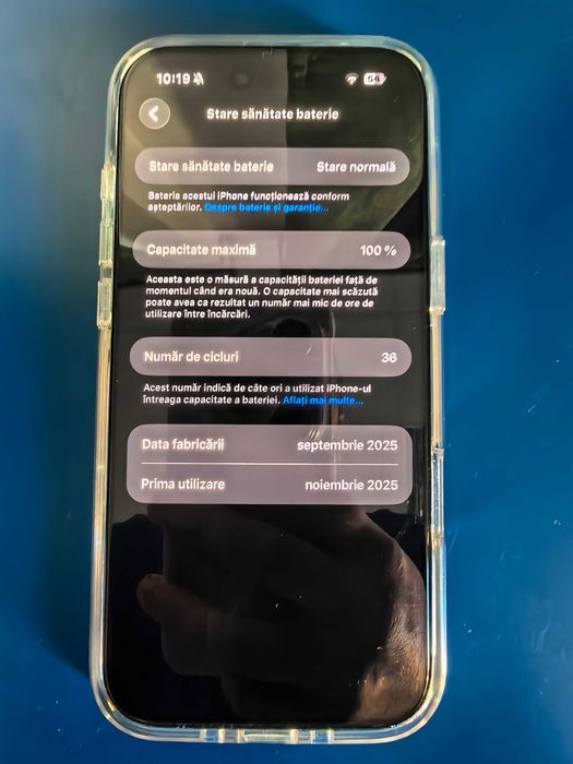 Apple iPhone 17 Air 5G Sky Blue 256GB - Full Box-Garantie RO-Impecabil