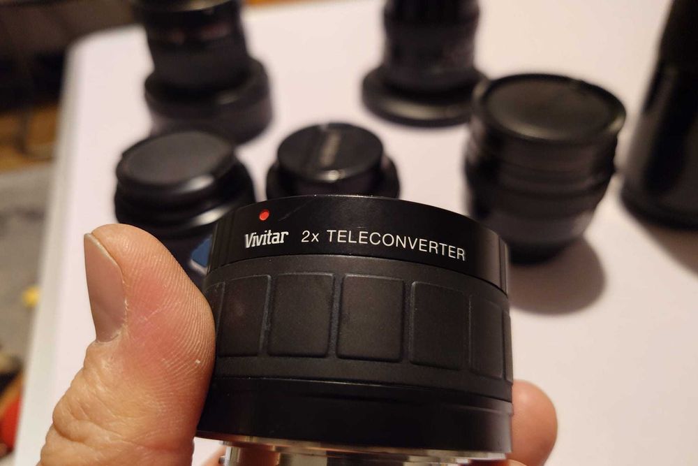 Lot obiective AF Montura A - Sony Alpha + Teleconvertor cu AF 2X