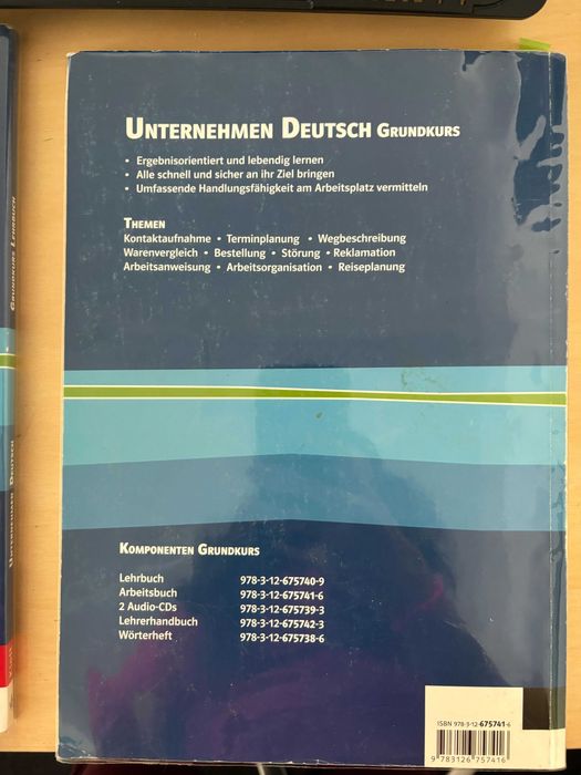 Учебна система по бизнес немски език Unternehmen Deutsch: Ниво A1 - A2