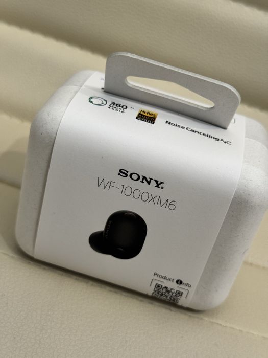 Căști audio Sony wireless cu anulare digitală a zgomotului WF-1000XM6