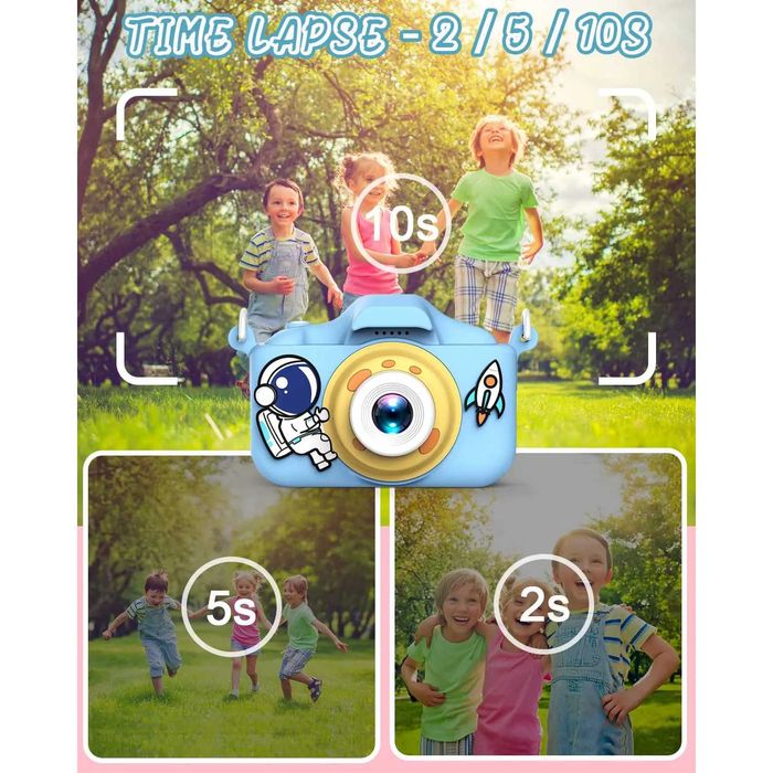 Детски дигитален фотоапарат STELS Q80s, Игри, Фото-рамки