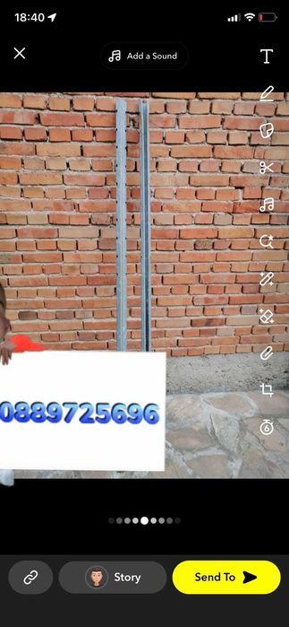 Продавам метални подцинковани колове.