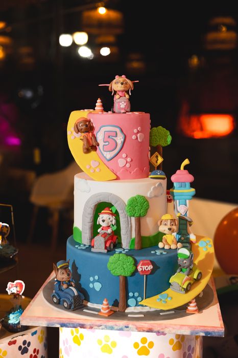 Paw Patrol Twins Бутафорна торта