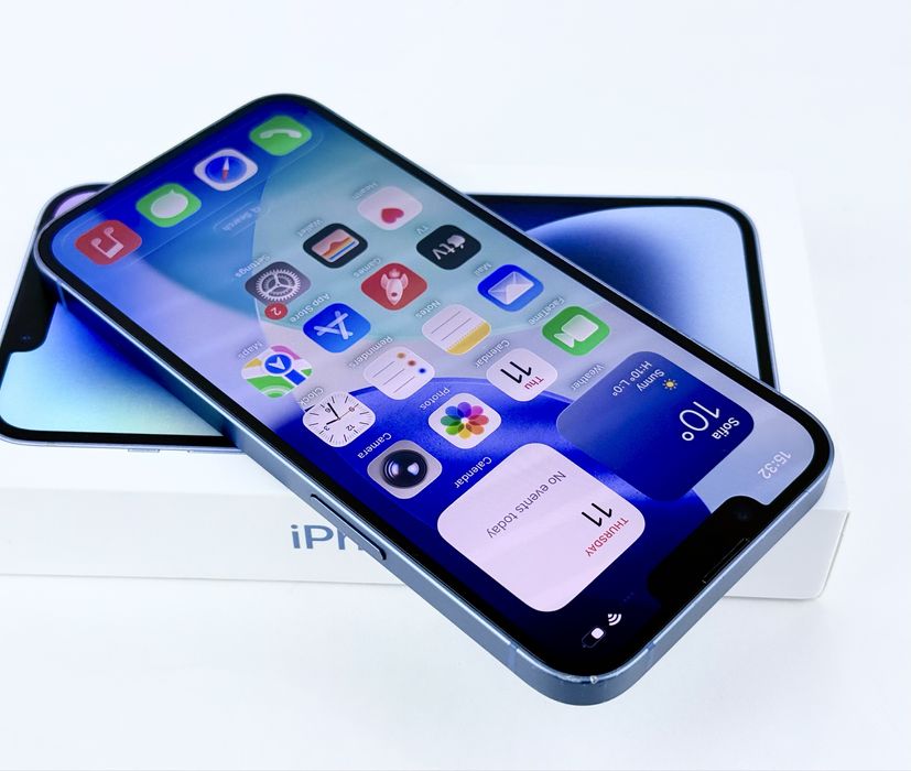 Apple iPhone 14 128GB Blue 100% Батерия! Гаранция!