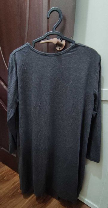 Сарафан домашний с длинным рукавом, uy qurilishi uzun yengli ko'ylak