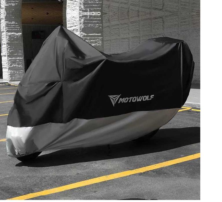 Husa motocicleta MotoWolf 210d impermeabil protectie soare vant ploaie
