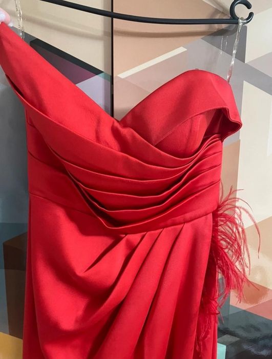 Rochie roșie jeglide couture instanbul