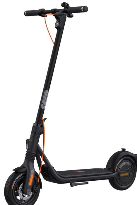 Trotineta electrica Ninebot f2 pro pe gri metalizat