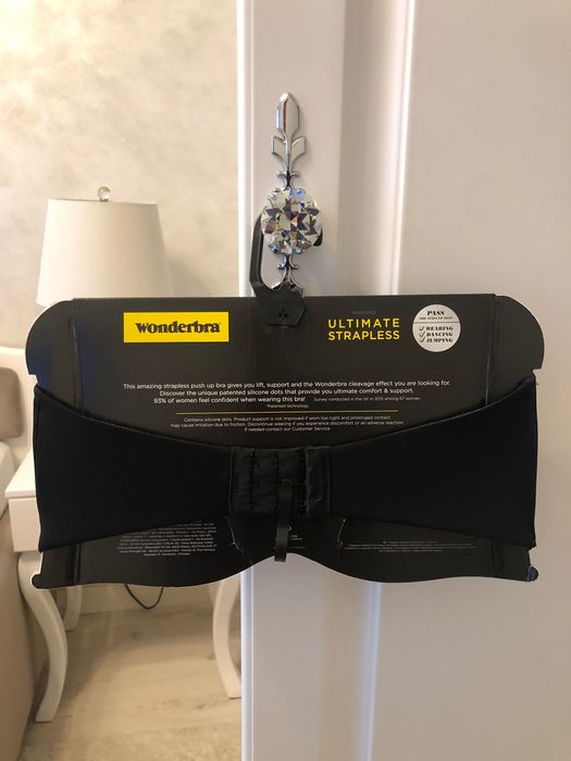 Sutien Wonderbra Ultimate Strapless bardot Double Push-Up, fără balene