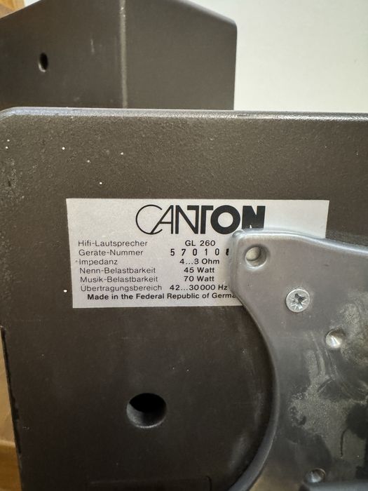 De vanzare boxe Canton GL260