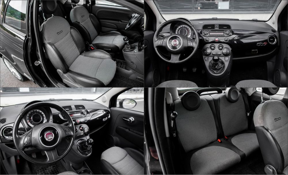 Fiat 500/ 1.2 benzina / cabrio/ decapotabil/ climatronic / posibilitate Rate