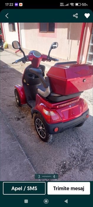 Vand scuter 4 roti baterii litiu ion