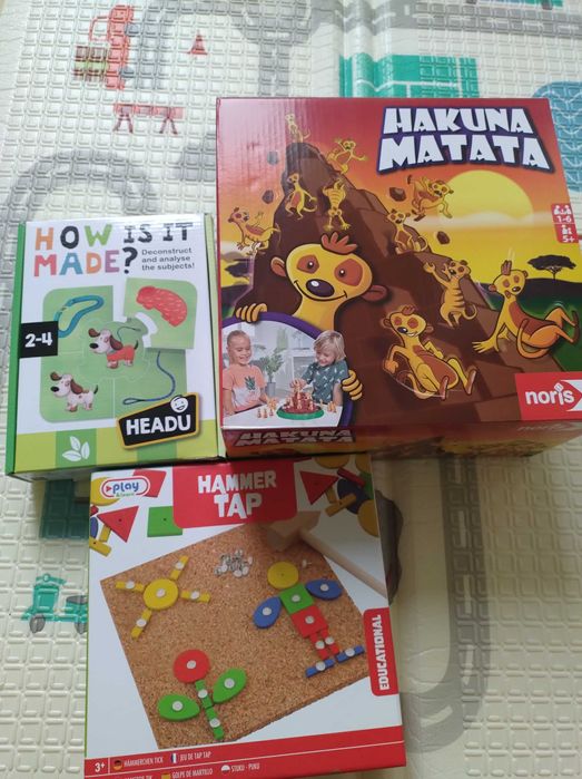 Детски играчки - дървени, образователни 2г +