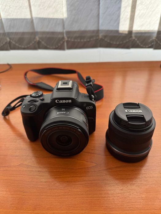 NOU Canon EOS R50 + Obiectiv RF 16mm f/2.8 + Kit 18-45mm