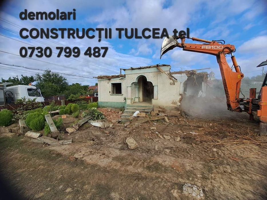 Demolări  - săpături  - subtraversări  TULCEA