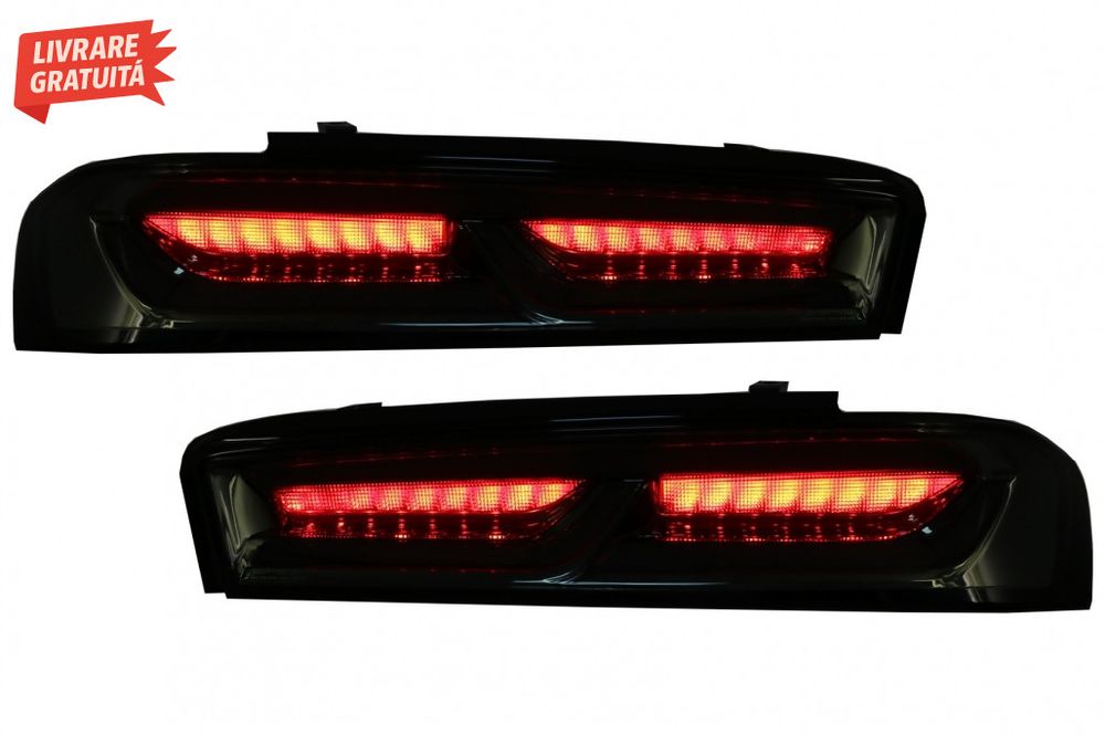Stopuri FULL LED Chevrolet Camaro MK6 (05.2015-2018) Semnal Dinamic Se