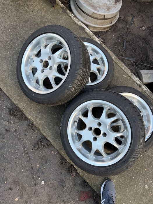 Vand set cauciucuri cu jante aliaj r15 4x100  r17 4x100 5x112 108 r18