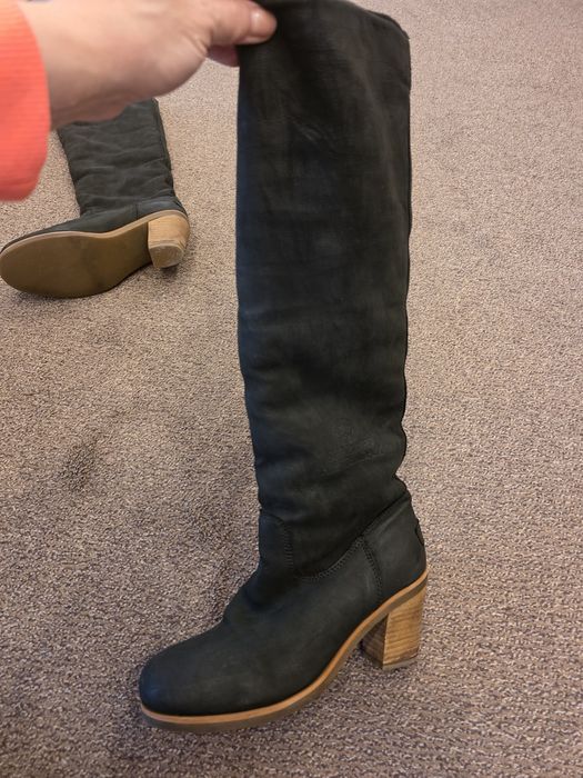 Cizme din piele naturală cu blana naturala Interior,  marimea 37