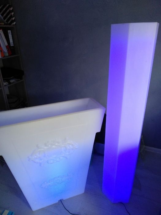 Уникални светещи саксии за дома,градината, заведения, лятни градини!!