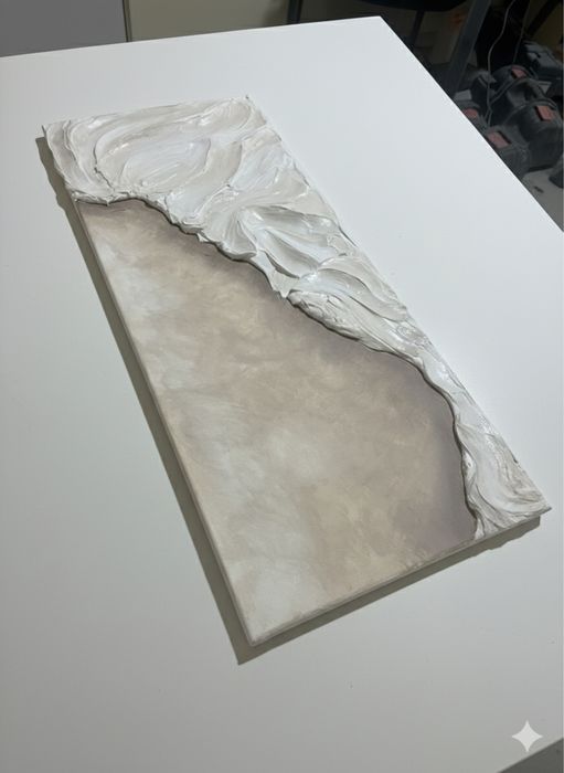 Pictură abstractă reliefată