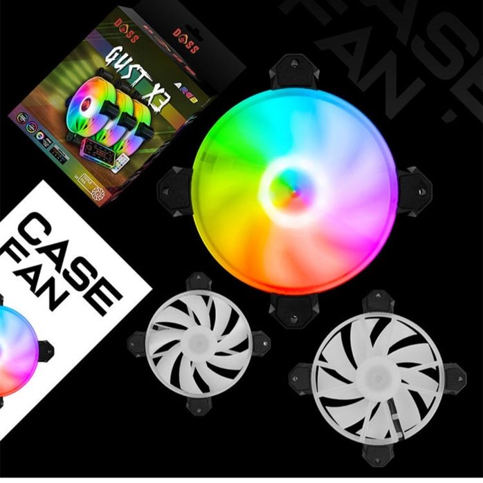 Аргб Кулера для корпуса ПК 120 мм черный цвет