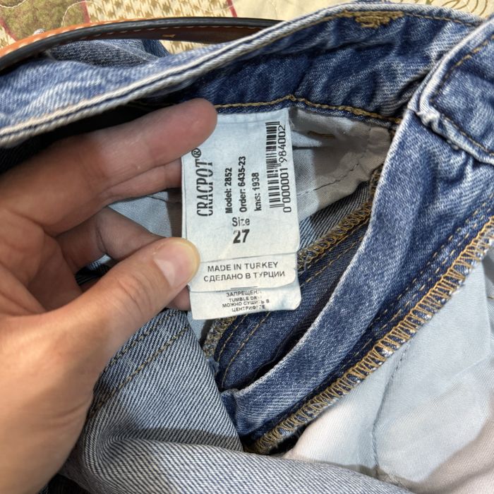 Джинсовые брюки женские