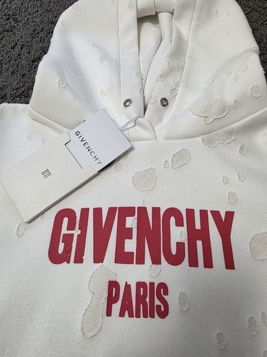 худи Givenchy с потертостями