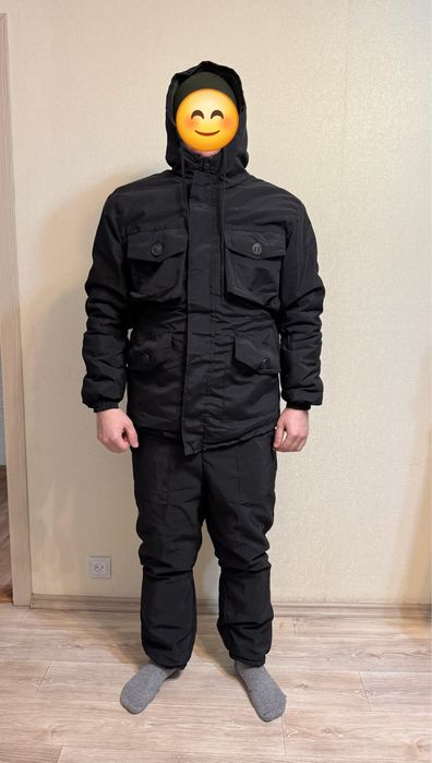 Зимний бушлат с ватными штанами