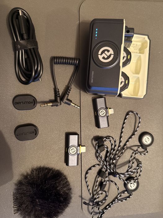 Микрофон Hollyland Lark M2 Duo Combo черный