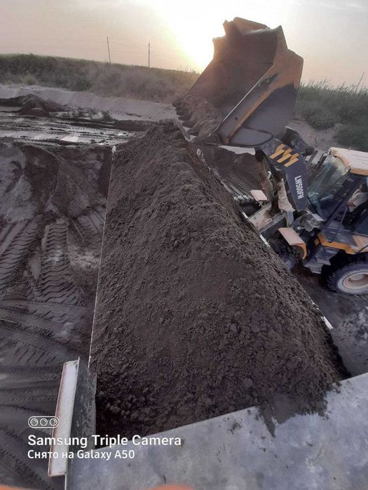 Chinoz qumi yuvilgan — 20 m³ HOWO — Toshkentga yetkazib beramiz