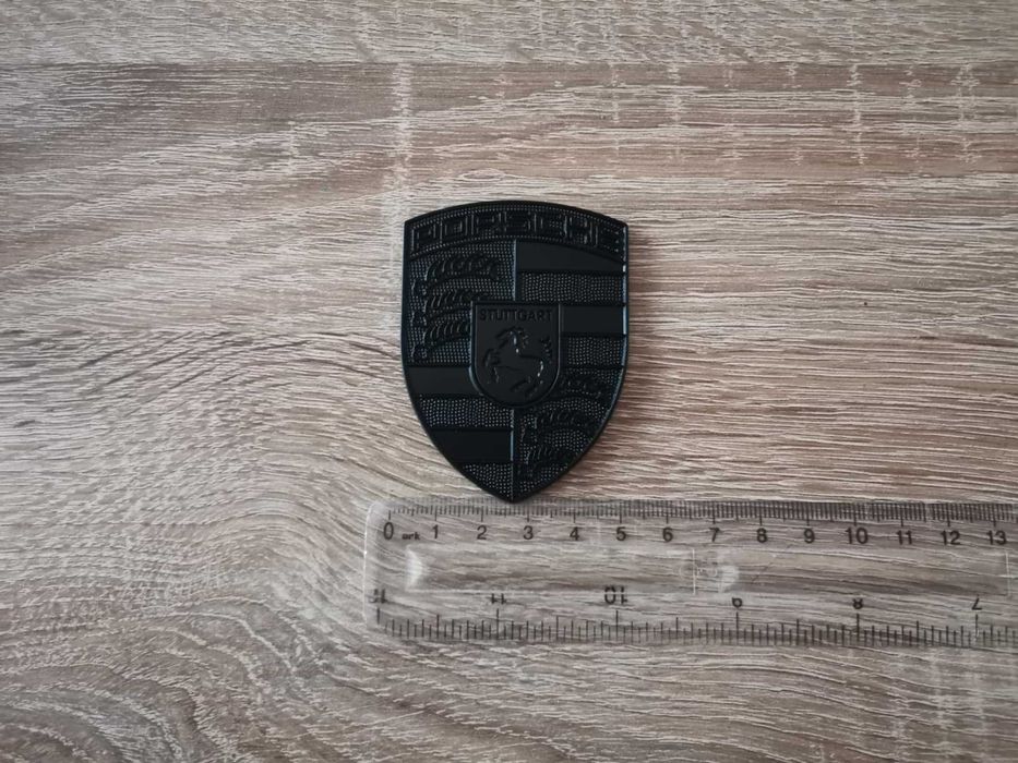 Черна Емблема лого Porsche