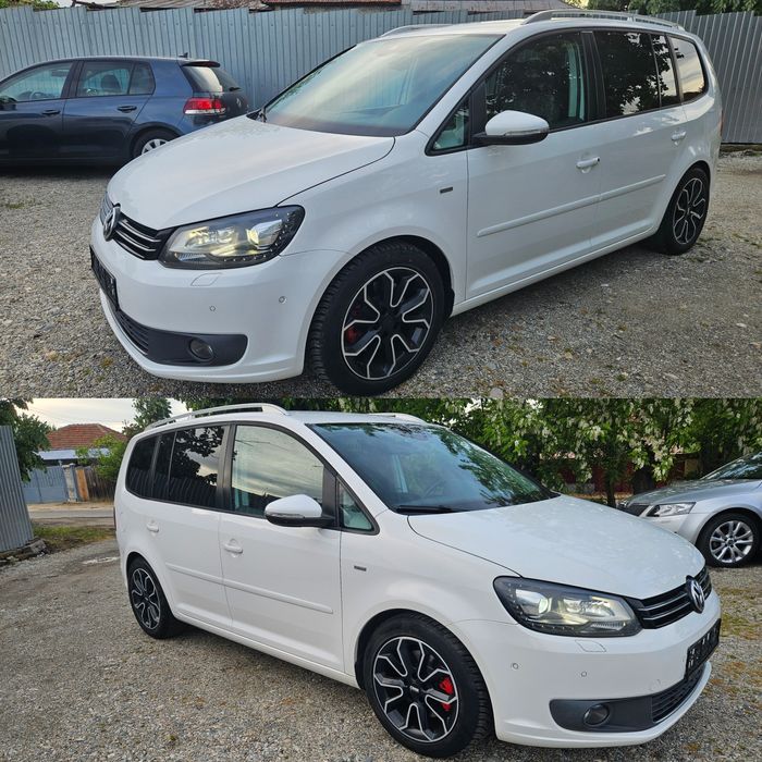 Vw Touran Highline 2013 ~2.0d 140 Cp /7 Locuri/Klima/Senz park 360°/Navi/Bi xenon/Camwra/Led/Piele/Life Edition