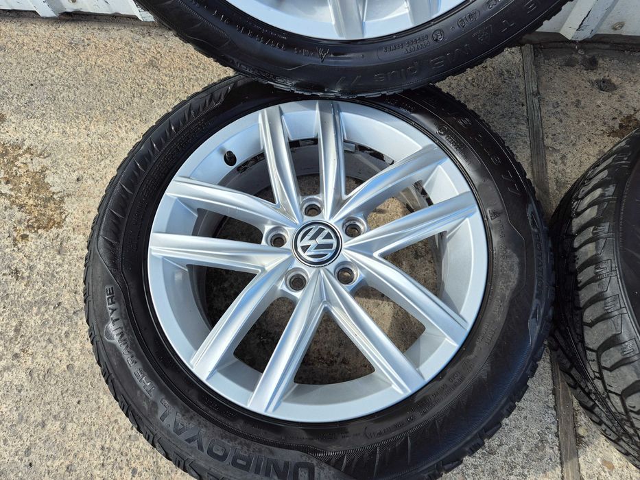 Jante / Roti Aliaj Originale cu Anvelope  VW Golf 7 R16