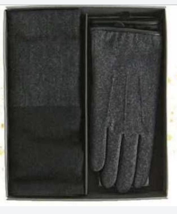 Set fular si manusi barbatesti masura unica