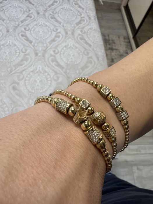 Bratari de aur de vanzare 14 k pret 410 lei  gramul