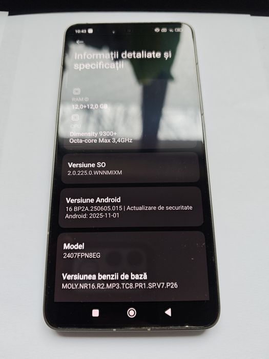 Xiaomi 14T pro, 12+512GB, titan grey, fullbox, impecabil