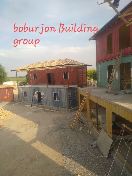 Контейнер Контейнерлардан бино иншоадлар курамиз гастенса дом дача