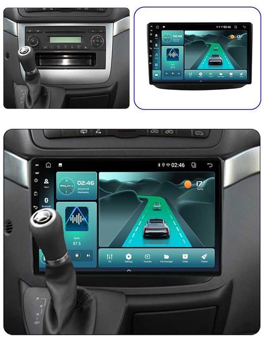 9" мултимедия за Mercedes Vito Viano W639 03-15 Android