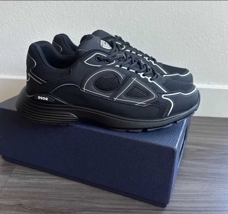 D1OR B30 Reflective Black Lux Sneakers 40 41 42 43 44 45 46 черни